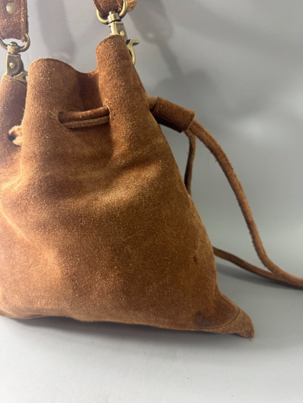 Free People Billie Suede Crossbody, Brown - Picture 7 of 16